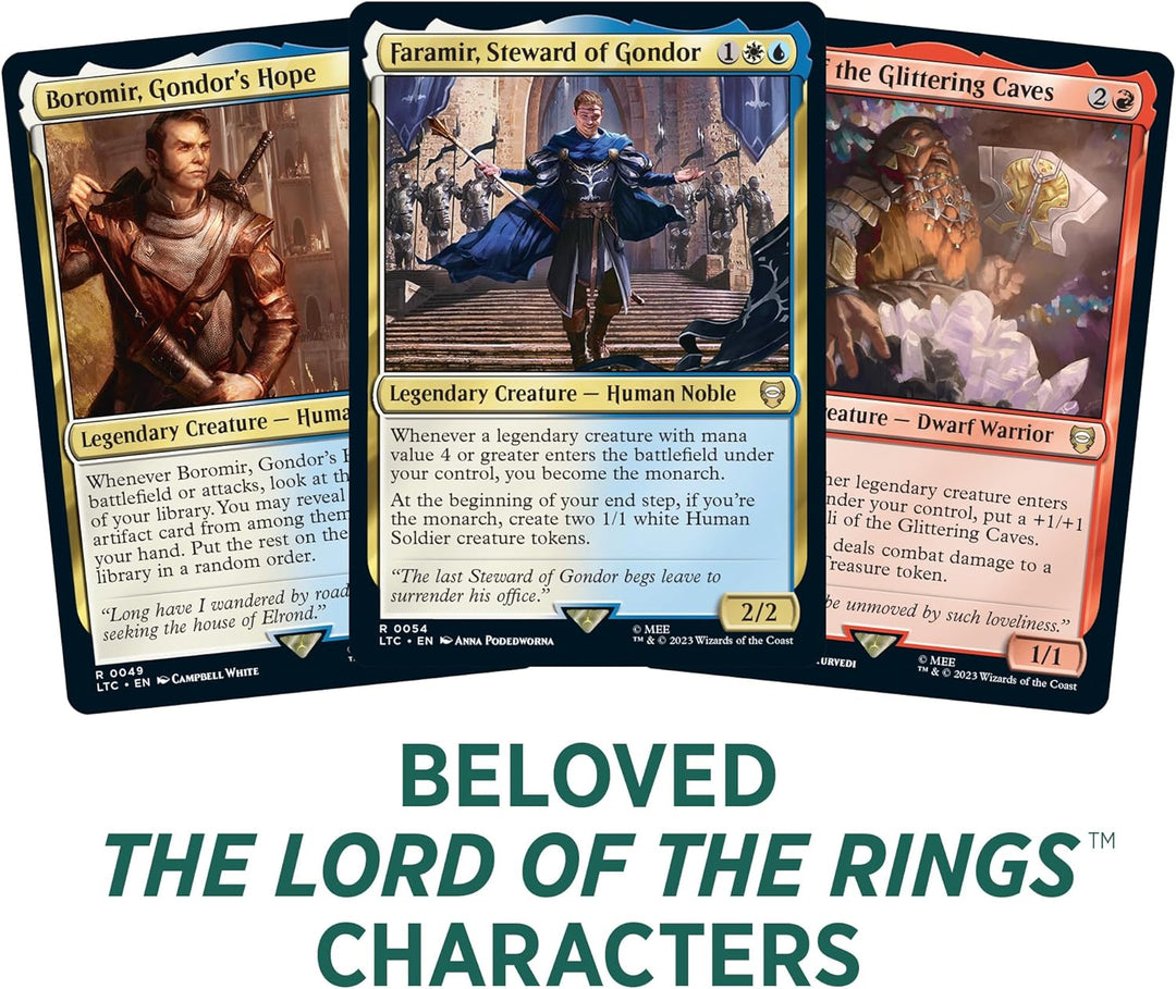 Magic The Gathering The Lord of The Rings: Tales of Middle-Earth Commander Deck Bundle – Includes Al