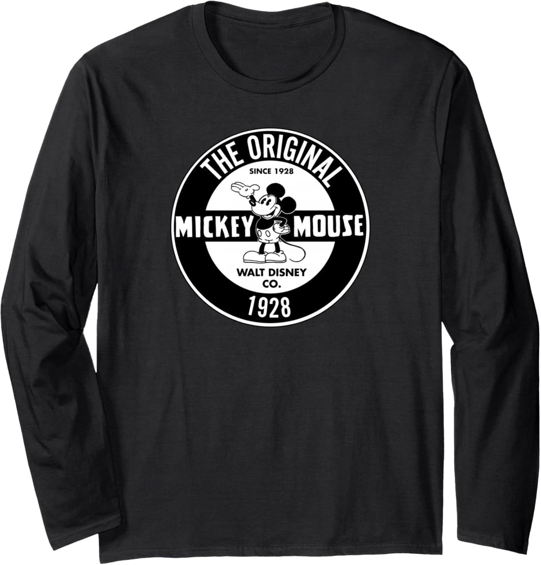 Disney Mickey Mouse The Original Since 1928 Collegiate Langarmshirt