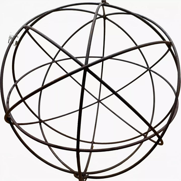 Rostkugel Dekokugel verrostet Drahtkugel Kugel Gartenkugel Metall Rost Deko Edelrost 40cm Durchmesse