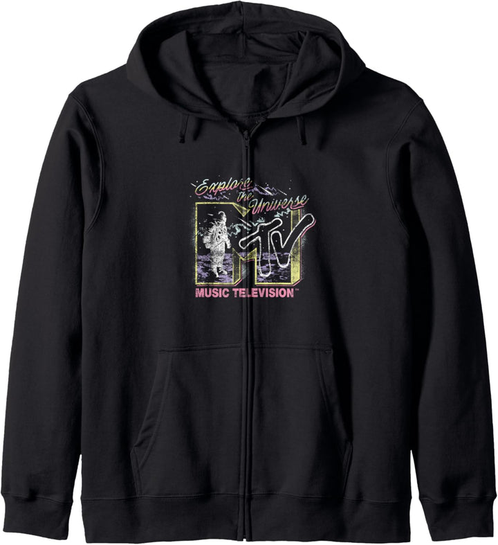 MTV Music Television Explore The Universe Logo Kapuzenjacke