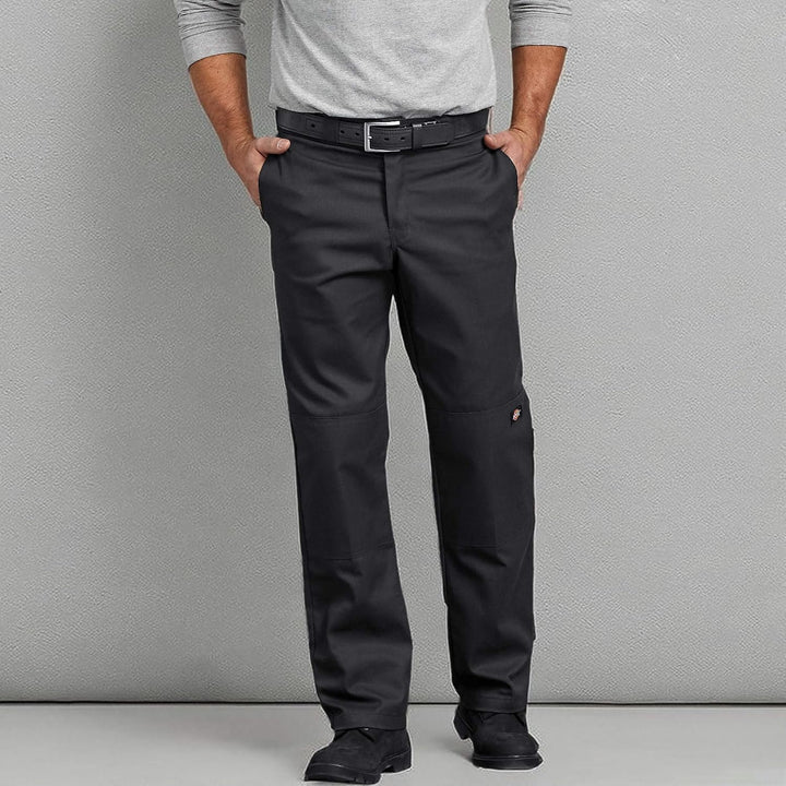 Dickies, Herrenhose im regulären, geraden Schnitt mit doppelt verstärkter Kniebereich, aus Stretch-T