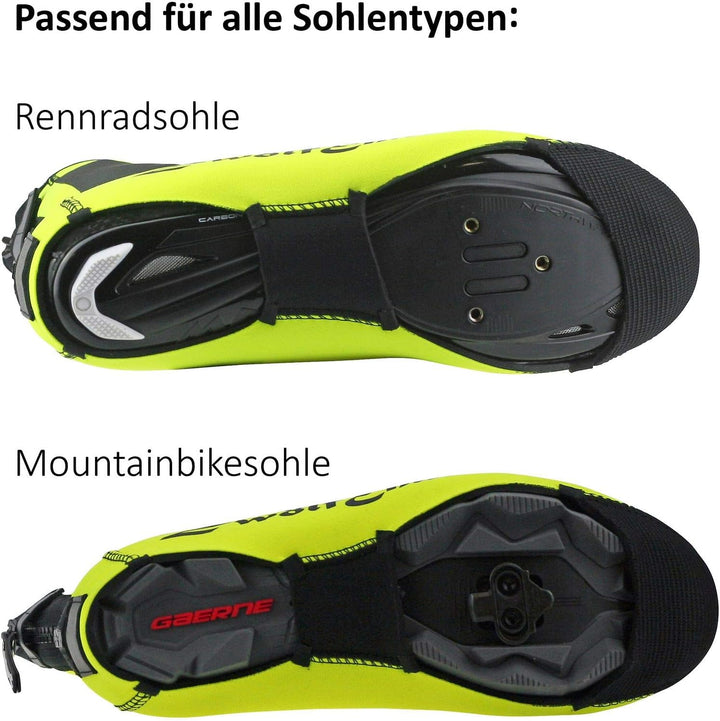 Zwölfender Classic Winddichte, wasserdichte und wärmeisolierende Neopren-Überschuhe für Herren und D