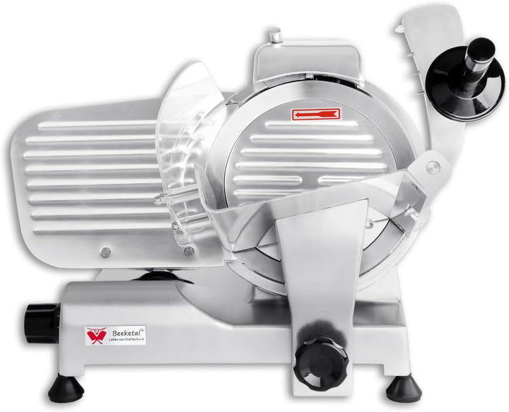 Beeketal 'Profi 220' Aufschnittmaschine mit Ø 220 mm Spezialmesser (glatte Schneide), Schnittstärke