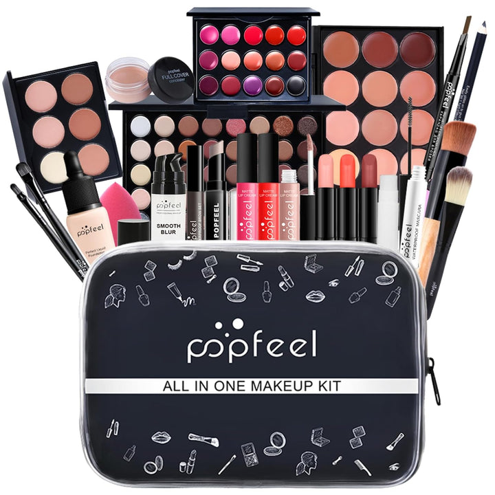 CHSEEA Make-up-Set, Lidschatten, Augen, Make-up, Geschenk-Box, Make-up-Koffer, Make-up-Set, Make-up-