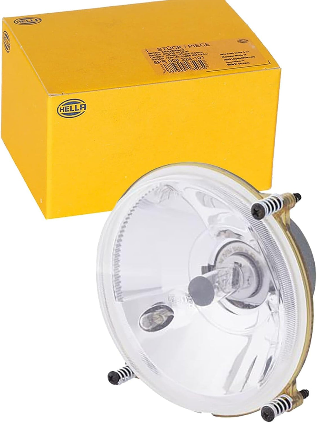 HELLA - Halogen/FF-Hauptscheinwerfer - M133 - 24V - rund - Referenzzahl: 12.5 - Einbau - glasklare S