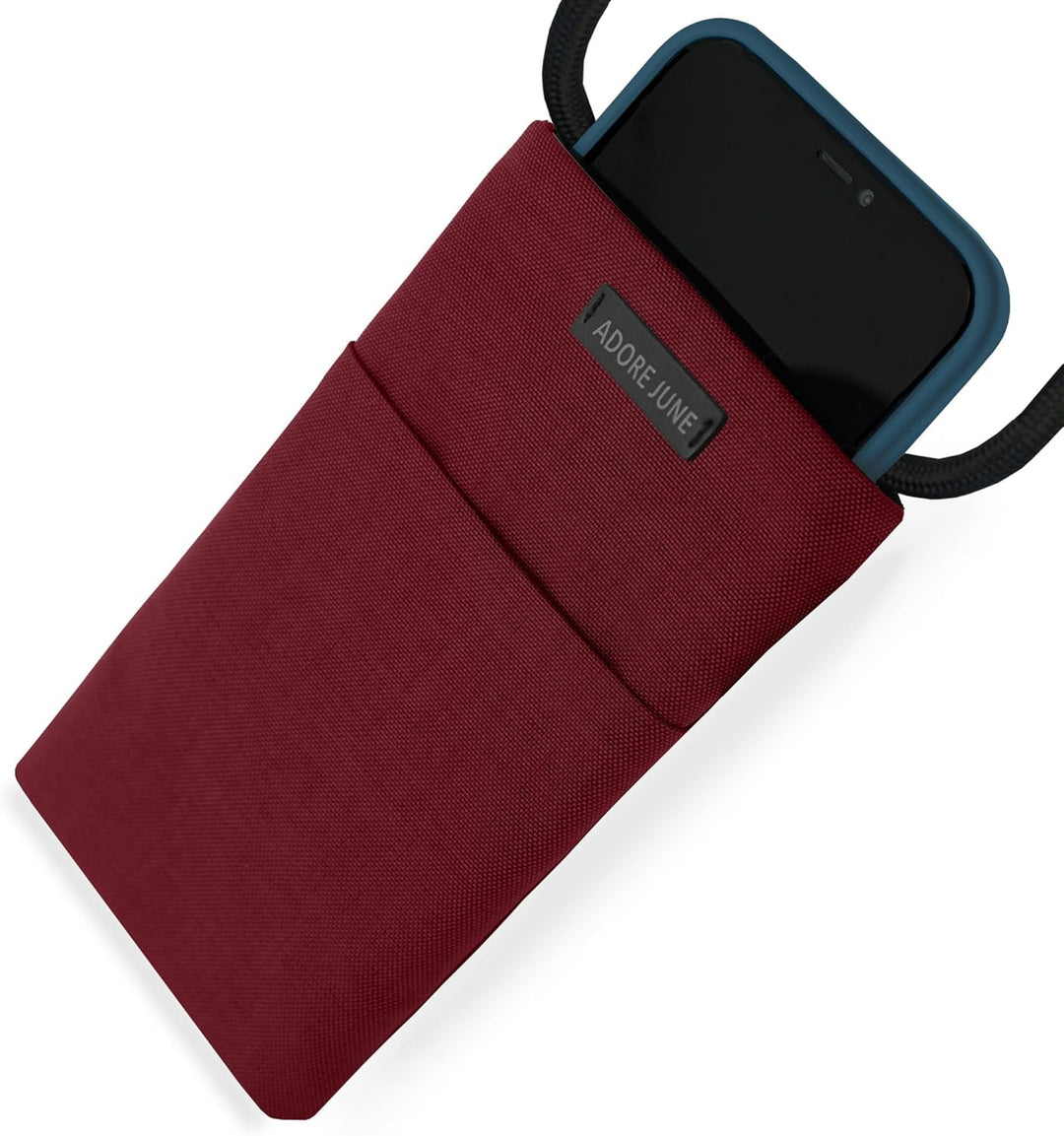 Adore June Move Handy Umhängetasche Crossbody 6-6,3 Zoll Bordeaux-Rot | Kompatibel mit iPhone 17 Pro