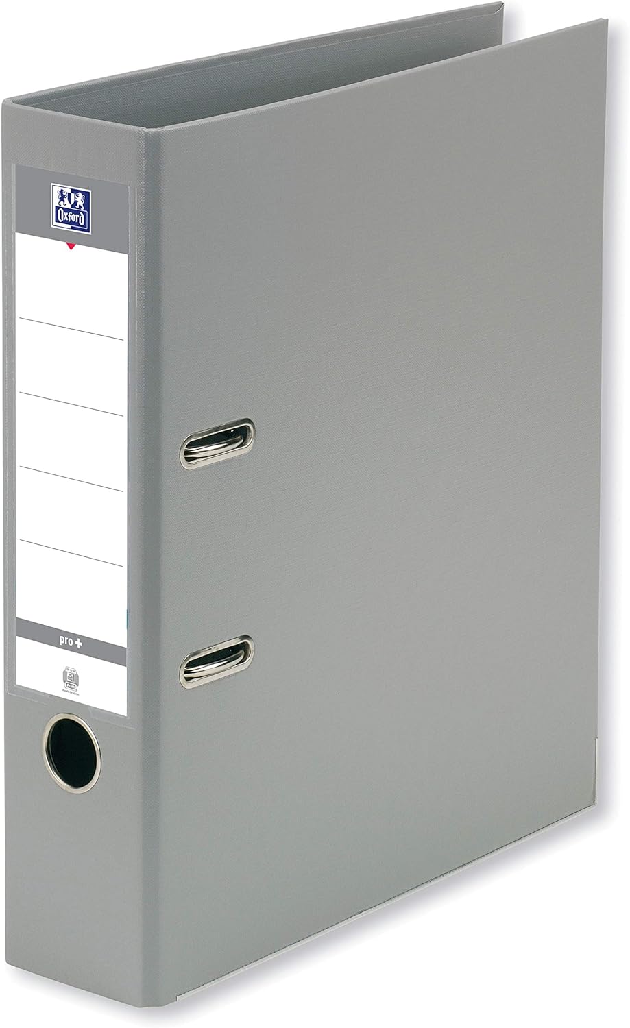 Oxford Smart Pro+ Ordner A4 80 mm PP/PP Grau 10er Stück, Grau