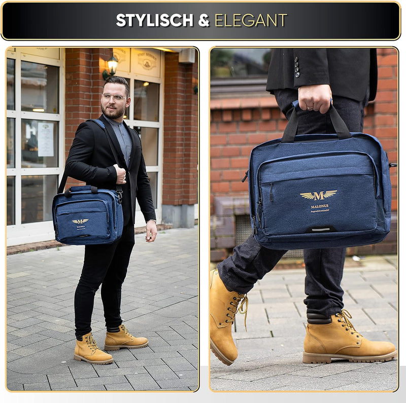 MALONUS Laptoptasche 15,6" | Gepäcktägertasche für Büro | Fahrradtasche für Studium | Arbeitstasche
