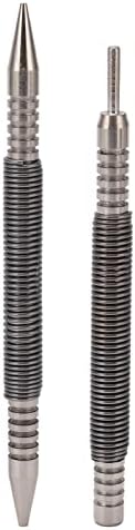 Federbelastetes Design Kohlenstoffstahl Material 3500PSI Impact Dual Head Nail Setter Pin Set, 2pcs