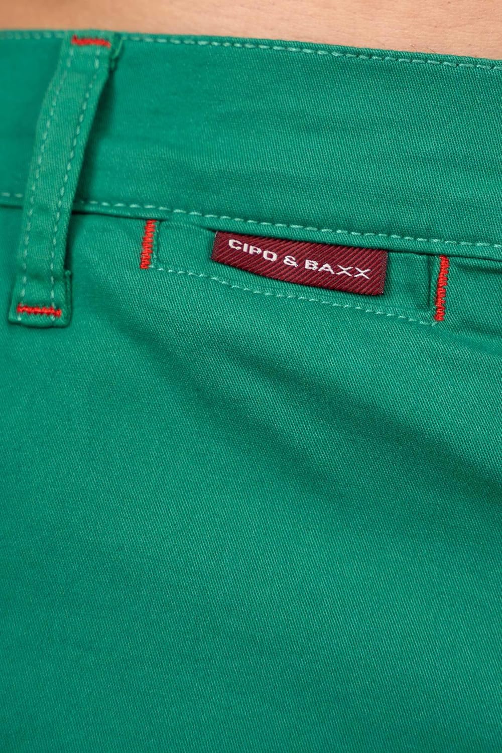 Cipo & Baxx Herren Stoffhose – Slim Fit & Regular Fit | Stretch Baumwoll-Mix | Atmungsaktiv & Bequem