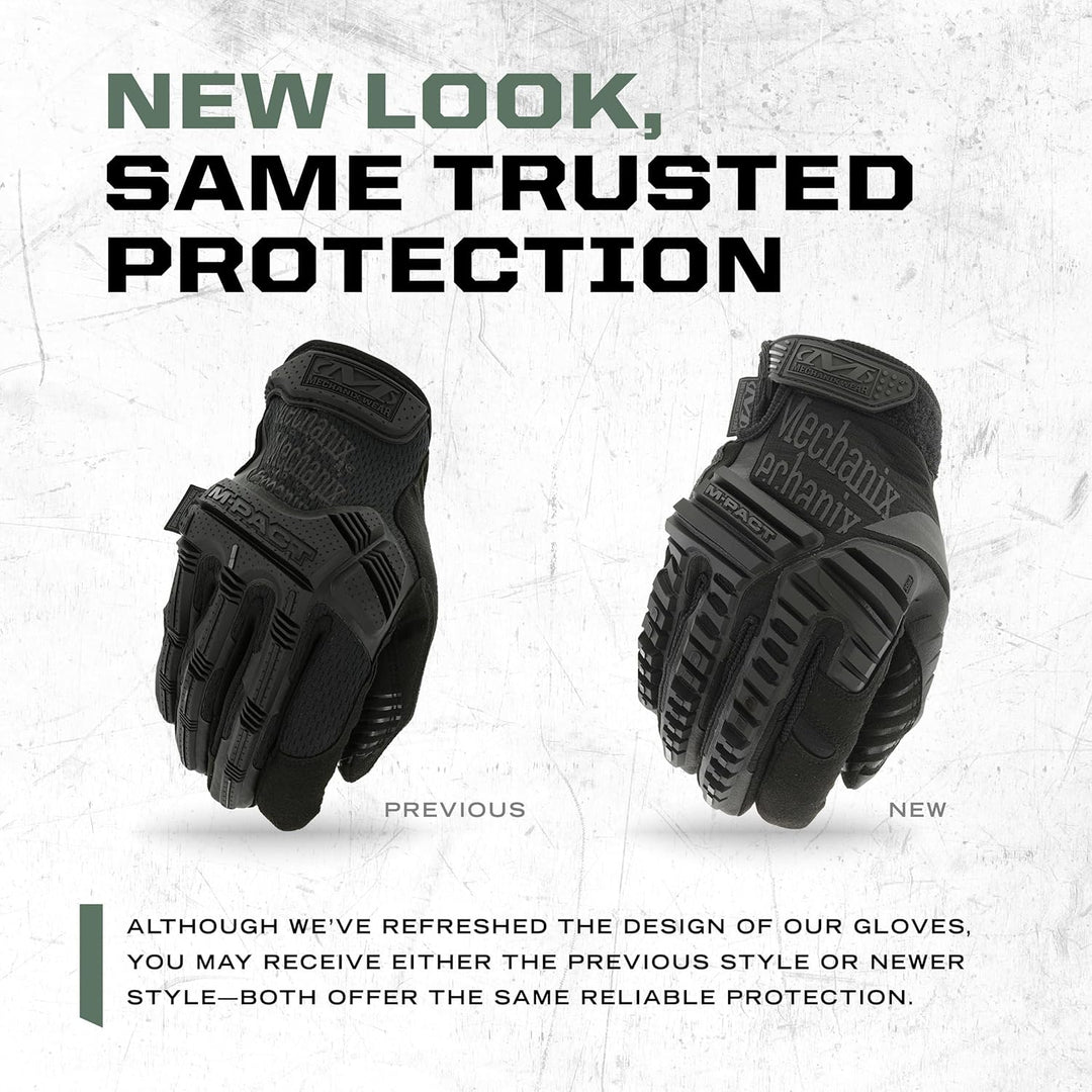 Mechanix Wear M-pact® Covert Einsatzhandschuhe mit Stossschutz, Schwarz, XXL EU XXL Schwarz, XXL Sch