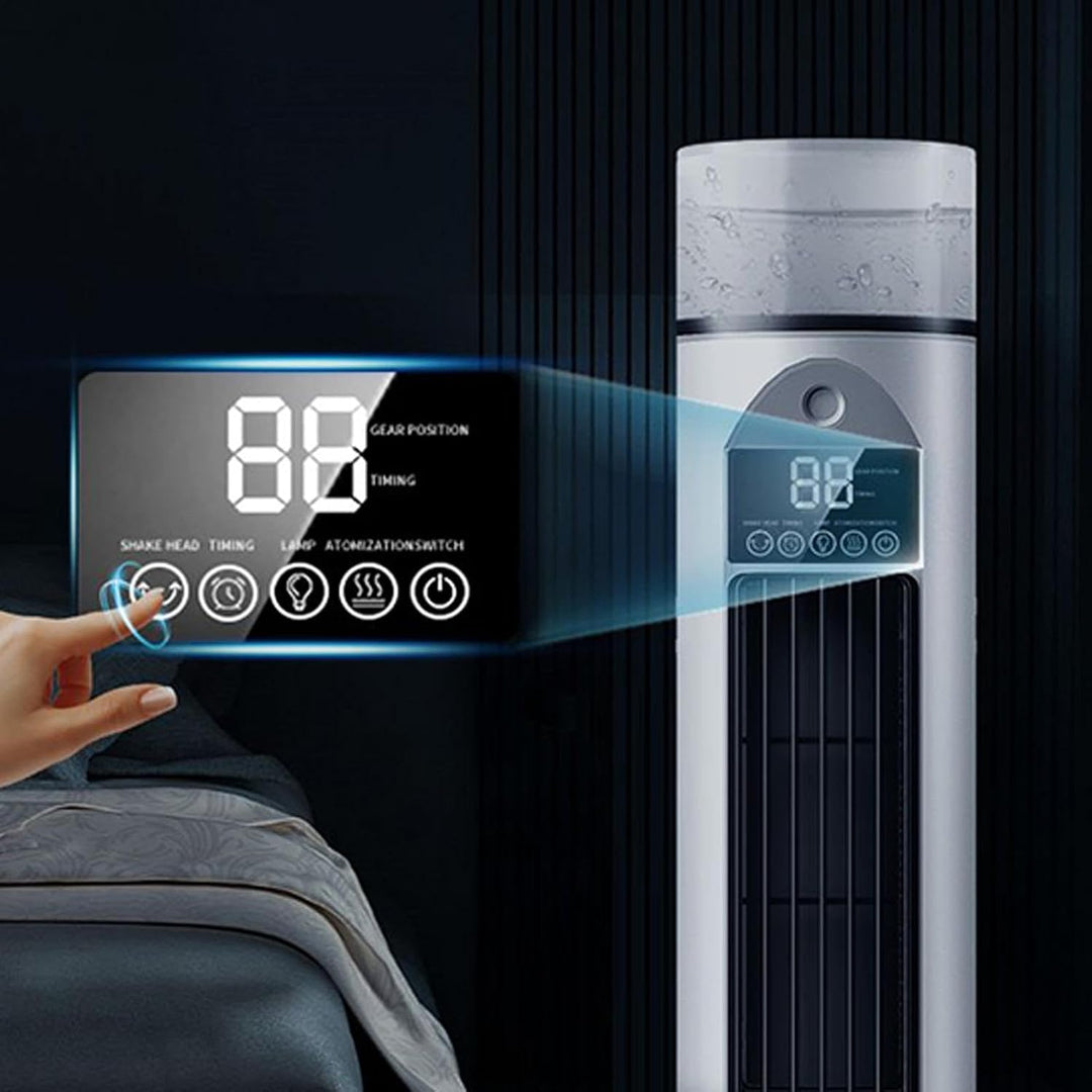 Turm AC -Klimaanlage, Kaltluftventilator, Cool Air Lüfter für Schlafzimmer, Ruhiger oszillierender b