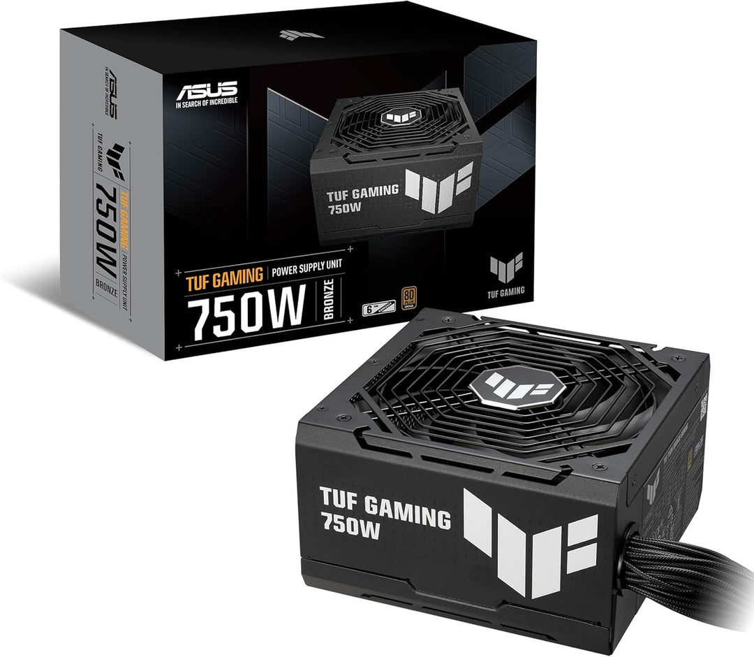 ASUS TUF Gaming 750W Bronze Netzteil (750 Watt, 0dB-Technologie, 80cm 8-Pin CPU-Anschluss (EPS 12V),