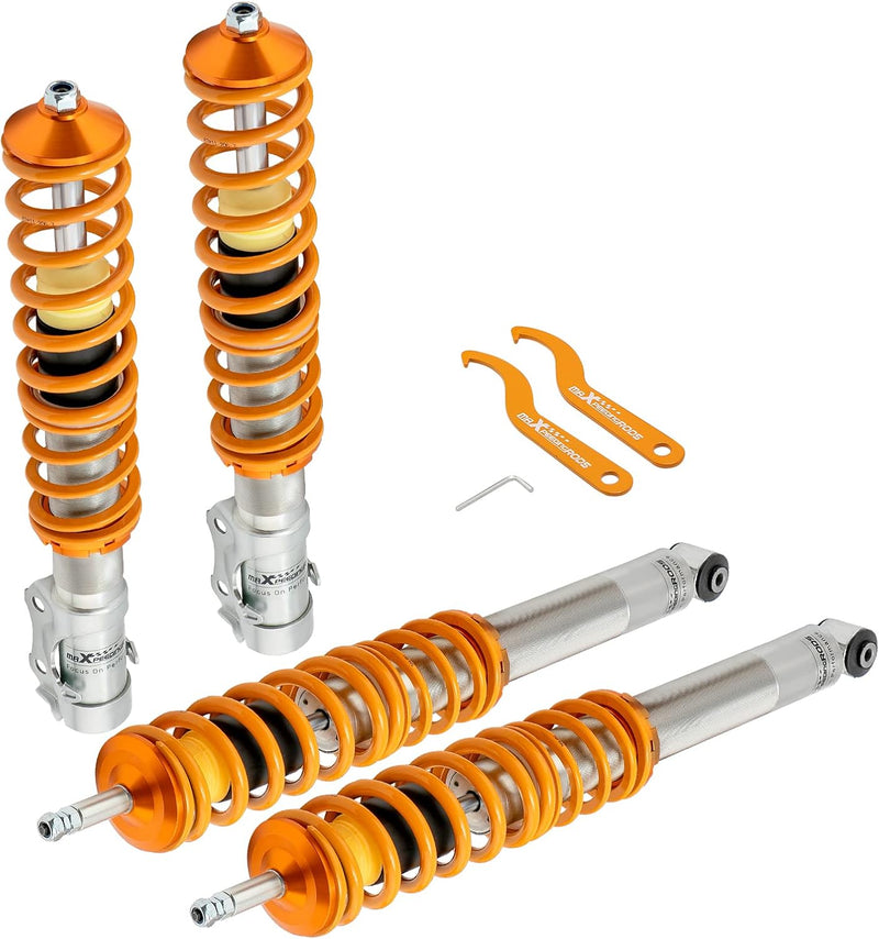 maXpeedingrods Gewindefahrwerk für Golf 2/3 Stossdämpfe Strebe Coilover Kit