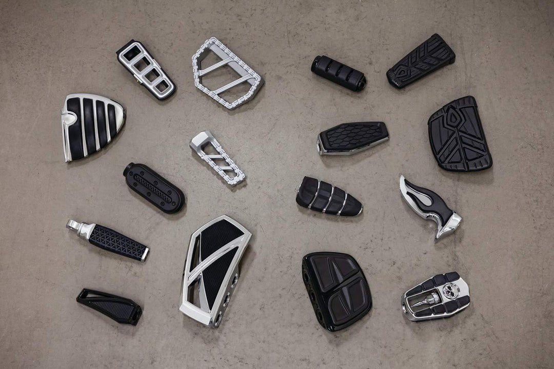 Kuryakyn 5906 Motorrad Fussrasten: Sechskant Pegs ohne Adapter, Chrom, 1 Paar chrome Ohne Adapter, c