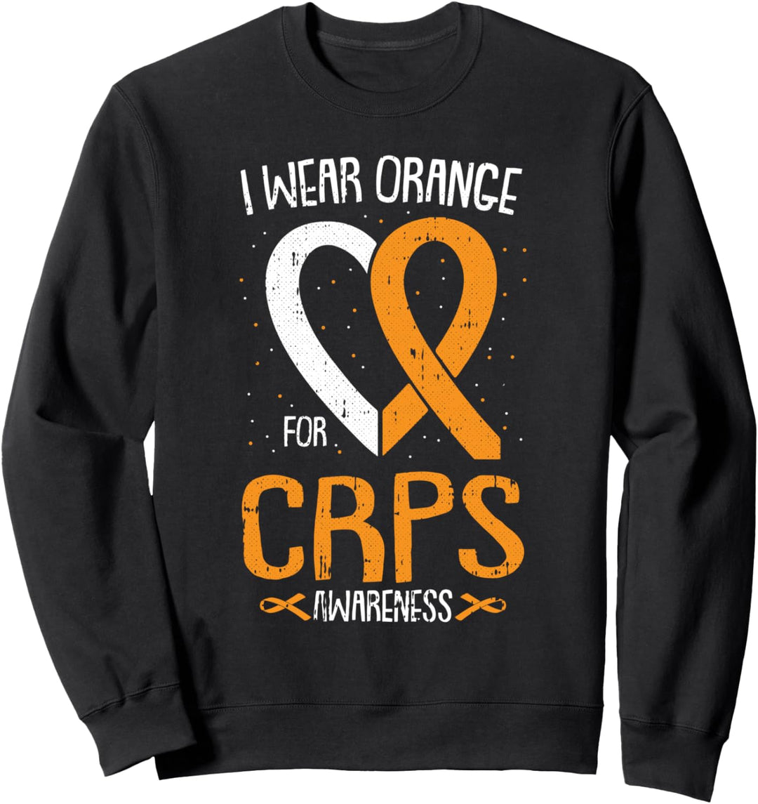 I Wear Orange CRPS Awareness Complex Regionales Schmerzsyndrom Sweatshirt