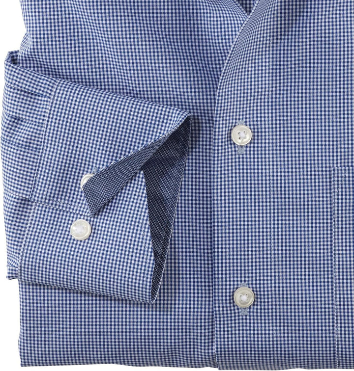 OLYMP Luxor comfort fit Hemd Langarm Karo 39 Dunkelblau, 39 Dunkelblau
