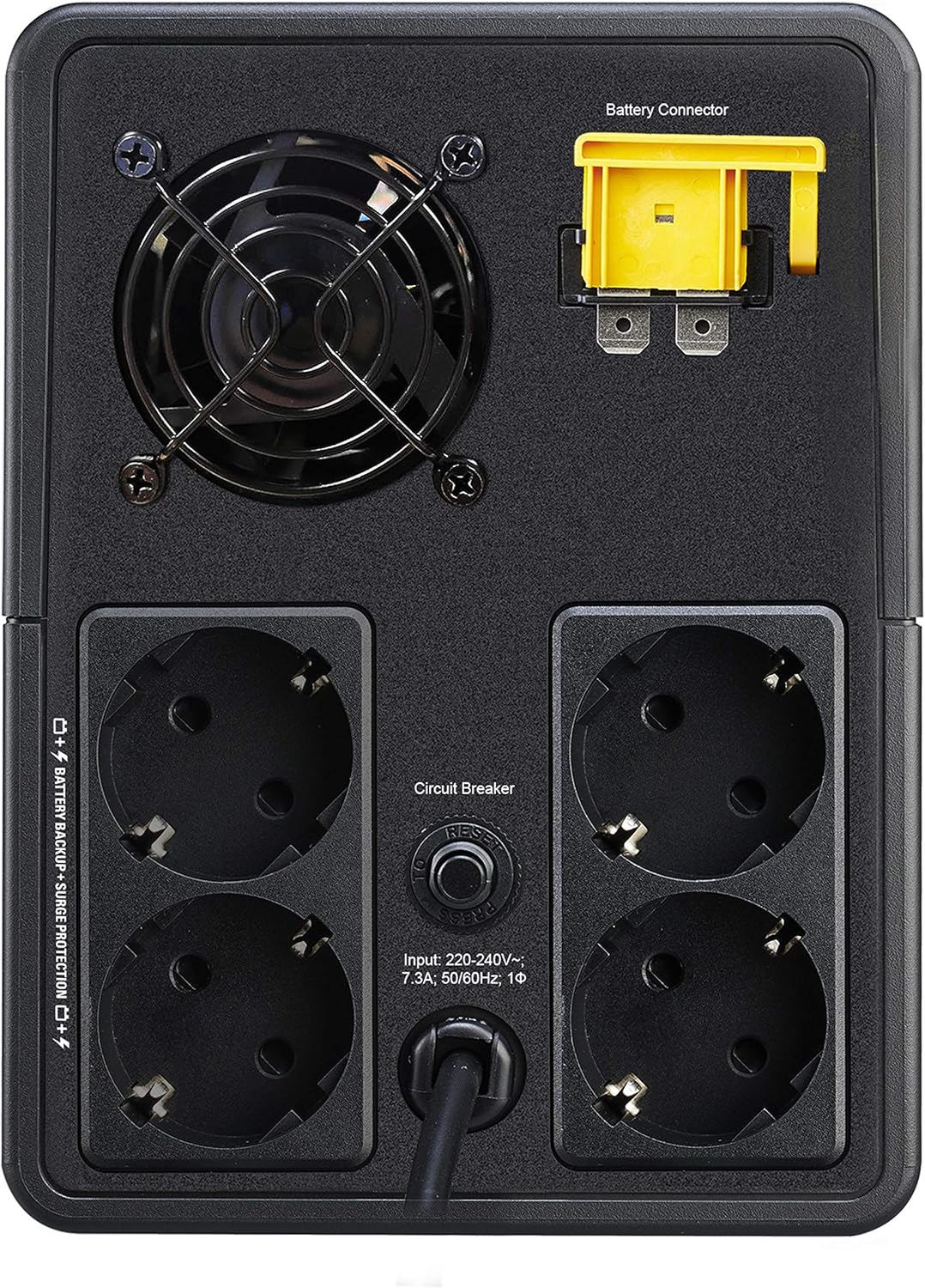APC Easy UPS - BVX1600LI-GR - unterbrechungsfreie Stromversorgung 1600 VA mit Schuko Ausgängen, Batt
