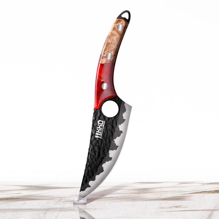JIKKO Neue Phoenix-Edition - Japanisches Kochmesser, Professionelles Küchenmesser, Klinge aus Edelst