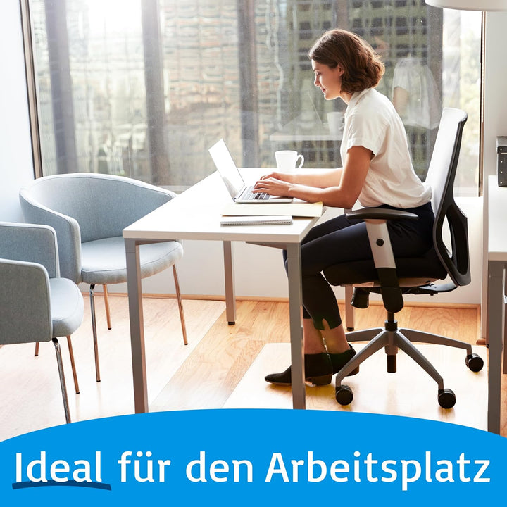 Floordirekt Bodenschutzmatte für Hartböden - Neo - halbtransparente Bürostuhlunterlage Bodenmatte St