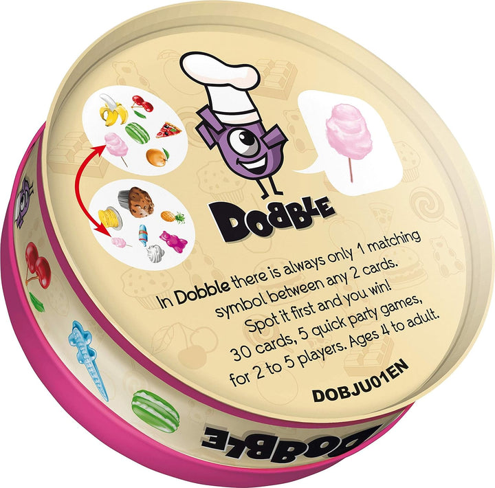 Asmodee, Dobble Junior, Card Game, Ages 4+, 2-8 Players, 15 Minutes Playing Time 2. 30 Cards Dobble