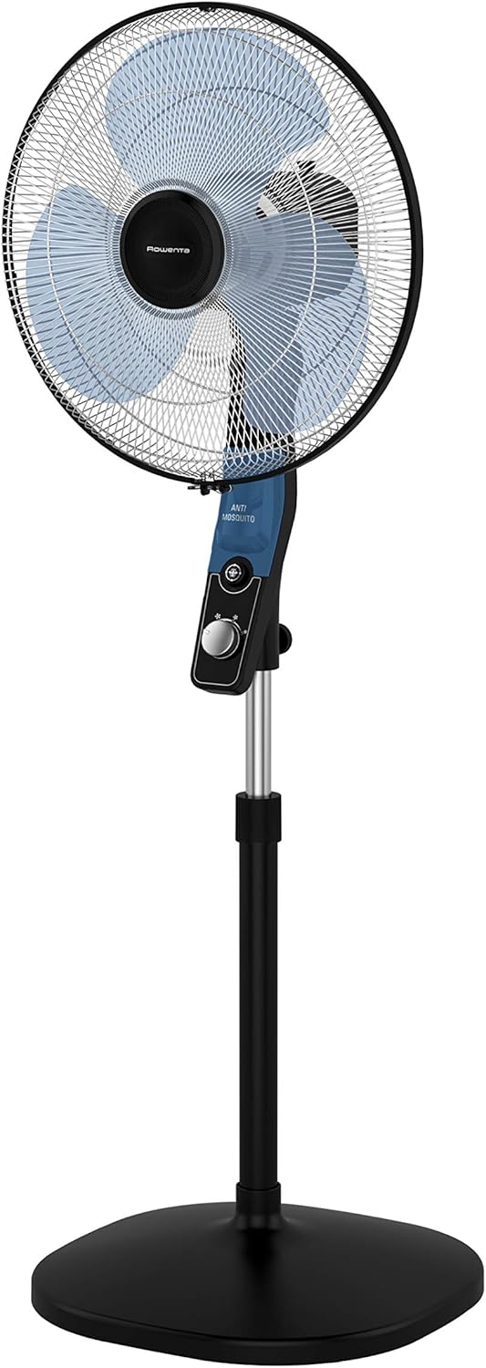 Rowenta Essential+ VU4420 Standventilator, 55 m³/min, 3 Geschwindigkeiten, hohe Leistung, automatisc