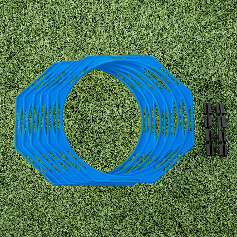 FORZA Agility-Trainings Octa-Ringe [6er-Set] | Fussball-Trainingsausrüstung | Multi-Sport Agility-Ri