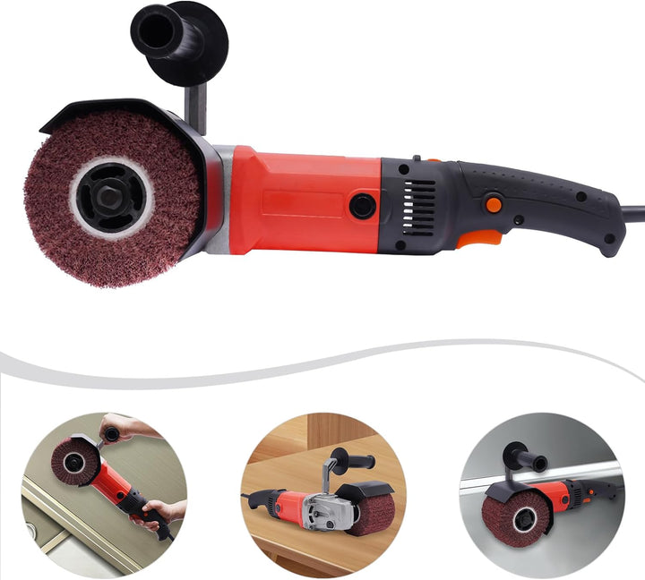 Satiniermaschine 220V | Schleifmaschine Polieren | Walzenschleif | 1400W | Rostfrei | Ergonomische Z