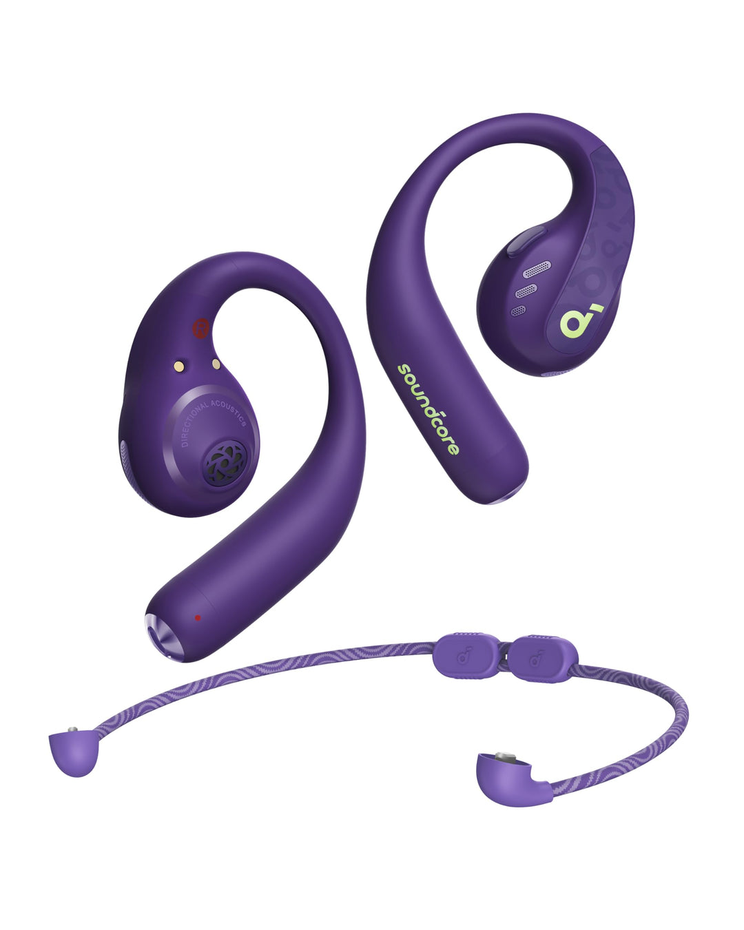soundcore by Anker Open-Ear Kopfhörer AeroFit Pro, 46h Akku, Intensiver Sound LDAC, Ultra leicht, Be