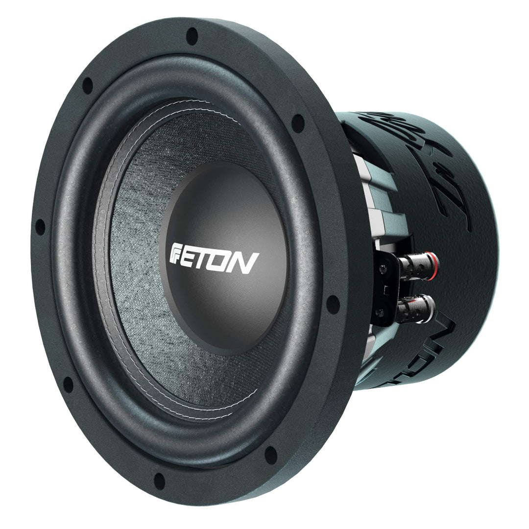 ETON PW 8: Kräftiger 20 cm / 8 Zoll Langhub Woofer, Bass fürs Auto, Bass Lautsprecher mit Ferritmagn