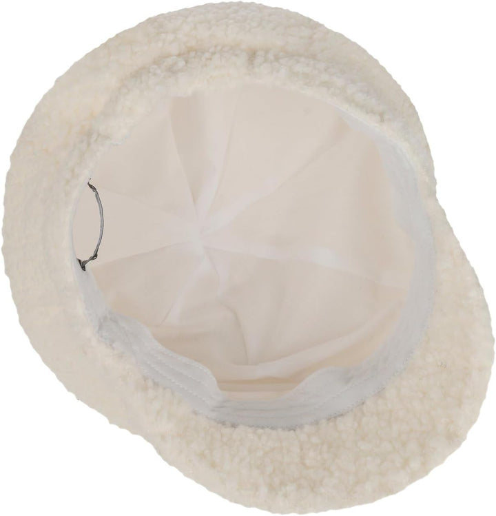 Seeberger Teddy Fur Ballonmütze Schirmmütze Damencap Wintercap Kunstfellcap Baker-Boy-Mütze Mit Schi