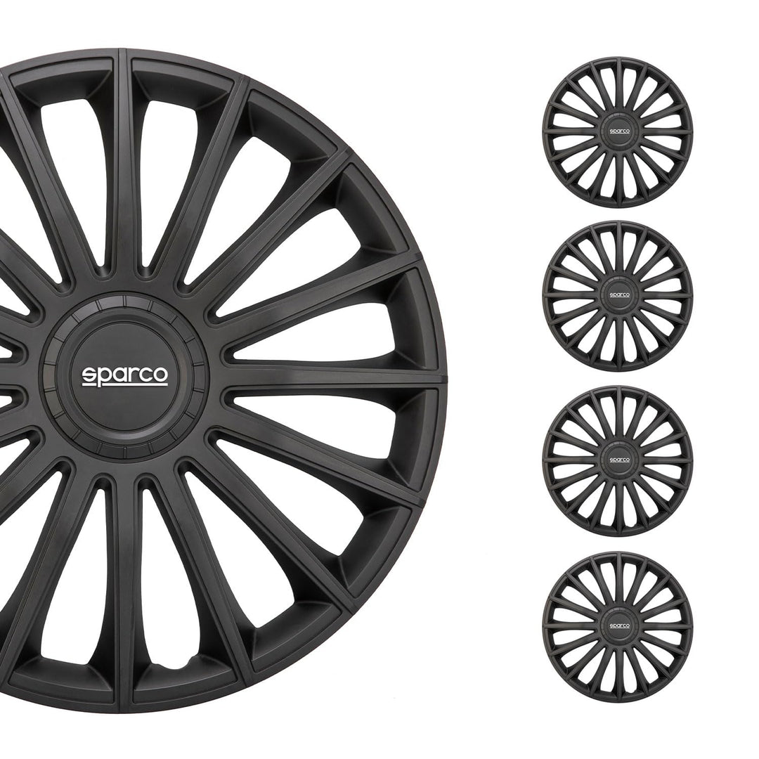 Sparco Satz Sparco Radzierblenden Treviso 14-Zoll Schwarz TREVISO 14 zoll SCHWARZ, TREVISO 14 zoll S