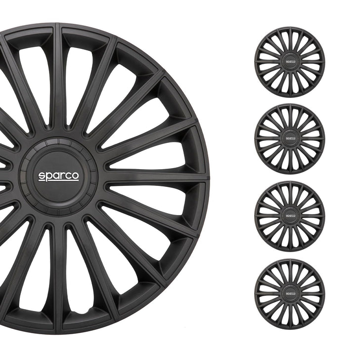 Sparco Satz Sparco Radzierblenden Treviso 14-Zoll Schwarz TREVISO 14 zoll SCHWARZ, TREVISO 14 zoll S