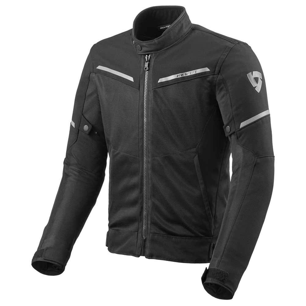 Revit Airwave 3 Motorrad Textiljacke Schwarz L