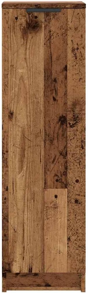 vidaXL Schuhschrank Altholz-Optik 29,5x35x100,5 cm Holzwerkstoff, Schuhe Aufbewahrung, Schuhregal, S