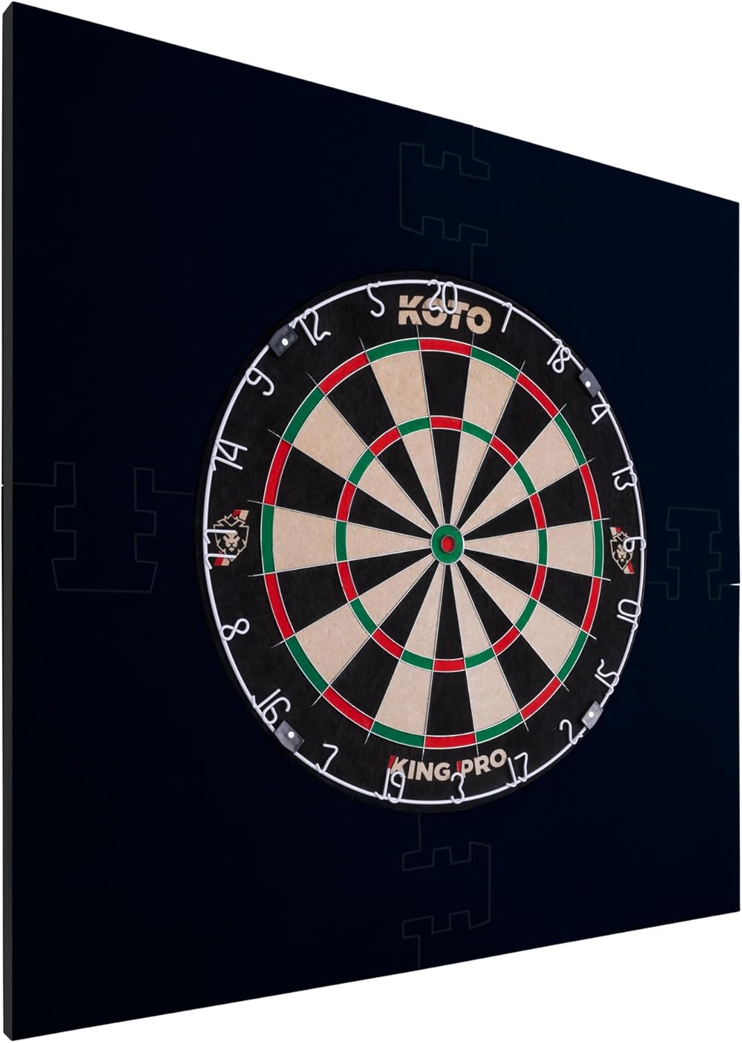 KOTO - 4pcs. Dart Surround, langlebige Dart wandschutz, verhindert Schäden, Eva 4PCS Quadrat Blau, 4