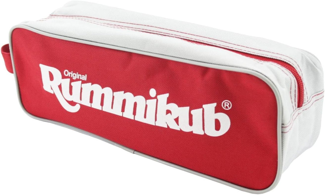 Jumbo Spiele Original Rummikub Pouch - der Spieleklassiker mit praktischer Tasche für Reisen und zum