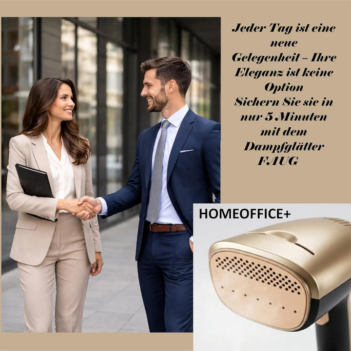 FAUG Dampfbügler 1500W. 50% mehr Effizienz dank neuer Saugfunktion. Dampfausstoss von 15 bis 21 g/mi