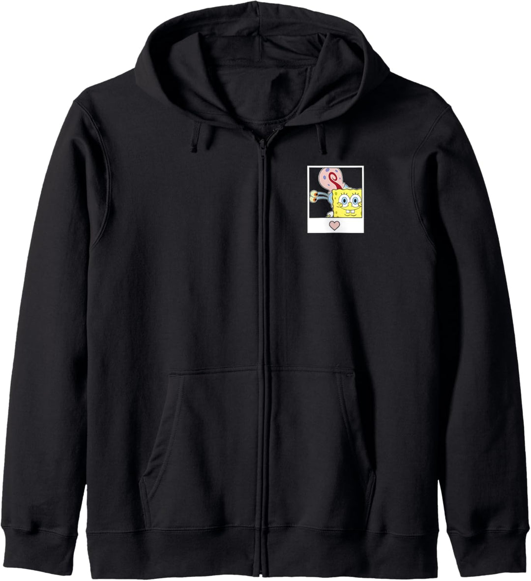 SpongeBob SquarePants Happy Polaroid Pocket Front & Back Kapuzenjacke