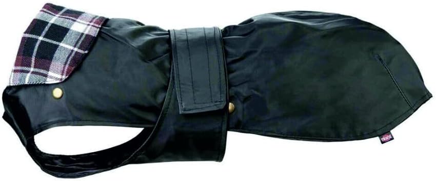 TRIXIE wasserabweisender Hundemantel "Mantel Paris, S: 36 cm, schwarz" - 30502 Schwarz 36 cm, Schwar