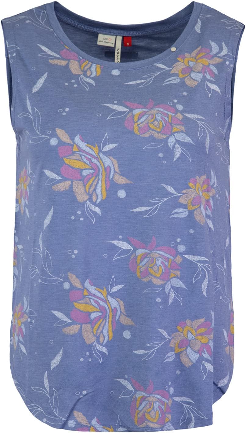 Ragwear Valencia Top Damen XL Stone Blue, XL Stone Blue