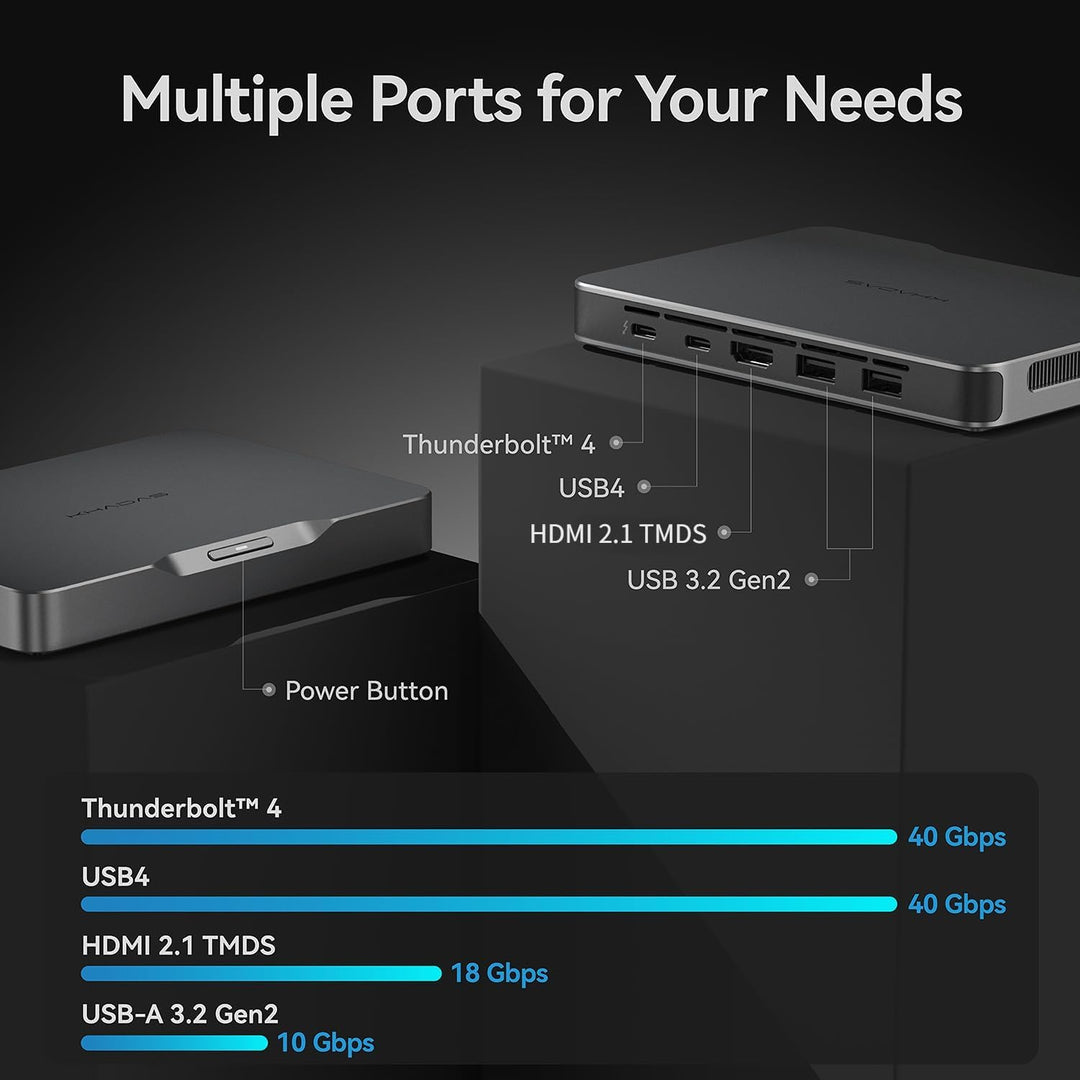 khadas Mind 2 Mini PC - Intel Core Ultra 7 155H (16 Kerne, 22 Threads, bis zu 4,8GHz) - 64GB LPDDR5+