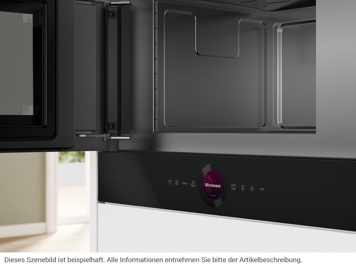 Bosch BFL7221B1 Einbau-Mikrowelle schwarz Mikrowelle Einbaugerät Serie 8 Einbau-Mikrowelle, Serie 8