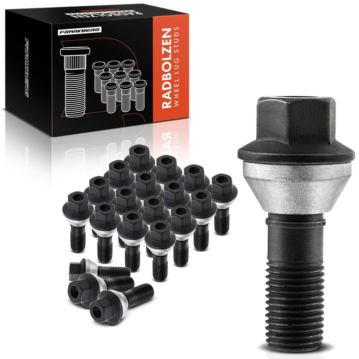 Frankberg 20x Radbolzen Radschraube Kompatibel mit 7er E65 E66 E67 X5 E53 F15 F85 F16 F86 2006-2019