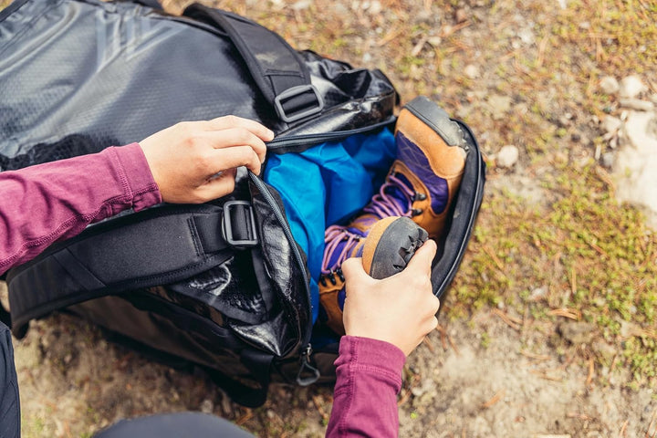 Gregory Alpaca 100 Schwarz - Hochwertige geräumige Reisetasche, 100l, Grösse 100l - Farbe Obsidian B