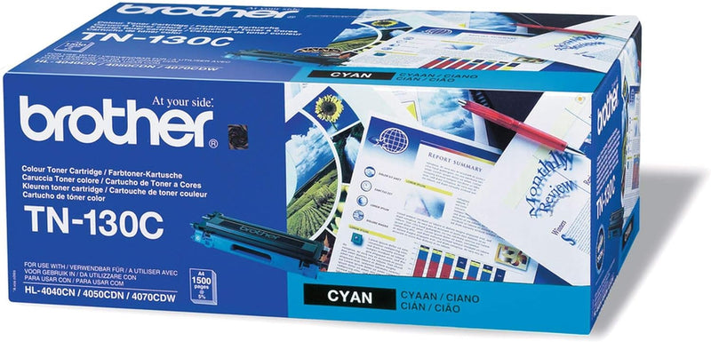 Brother TN130C Cyan Original Toner Pack of 1, Cyan