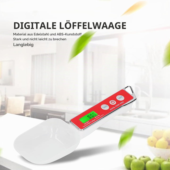 Elektronischer Messlöffel 500 g / 0,1 g Digitalwaage Löffel Küche Elektronischer Wiegelöffel mit LCD