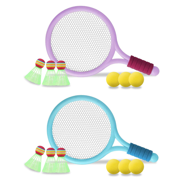 Kinder Federballset,Kinder Tennisschläger,Badminton Racket Spielzeug,Leichte Badminton-Set,Tennissch