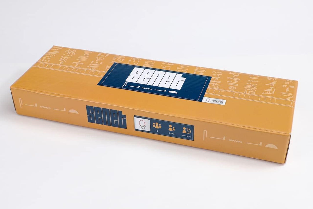 ROMBOL Senet - Das Brettspiel der Pharaonen, EIN ägyptisches Würfelspiel, Familienspiel, Gesellschaf