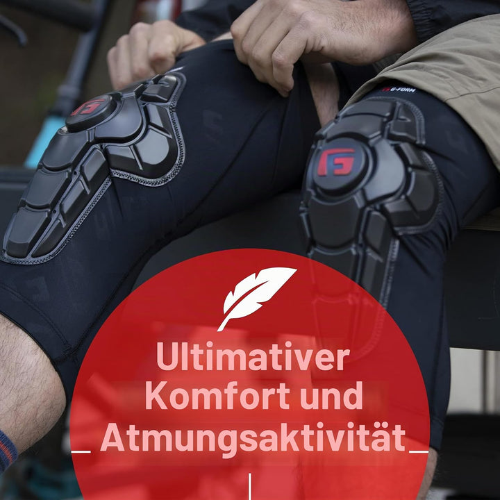 G-Form Pro-X3 Knieschützer - Dirt Bike &amp; Mountain Bike Knieschützer - Fahrradzubehör - Triple Matte